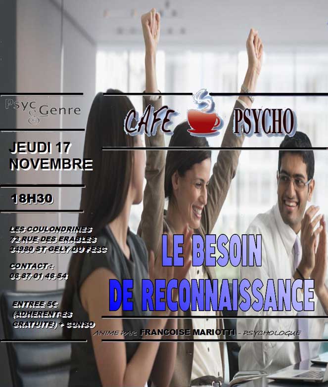 Description de la plaquette du café psycho.