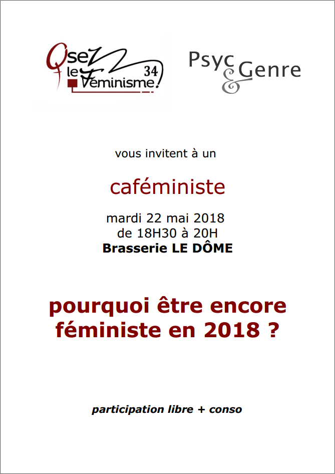 Brochure of the cafeminist [22 May 2018].