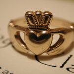 Claddagh ring.