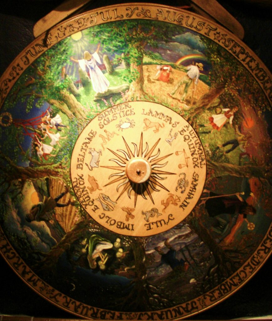Photo d'une roue de l'année.