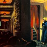 Photo of the painting New York Movie by Edward Hopper, 1939.